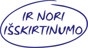 IR NORI IŠSKIRTINUMO