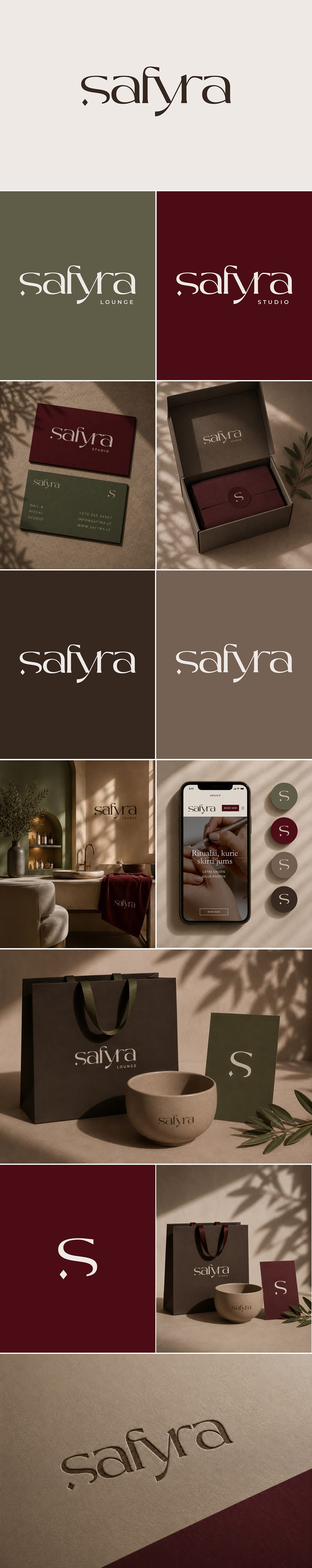 Safyra prekės ženklo ir identiteto kūrimas rebrandingas